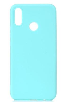 Чохол soft touch для oppo a31 силікон бампер м'ятно-блакитний