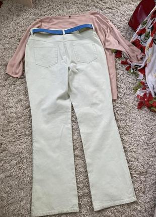 Стильные джинсы в цвете мята ,легкий клеш от колена,mac,p.42-447 фото