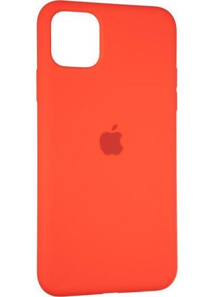 Чохол fiji silicone case для apple iphone 12 pro бампер накладка full soft red