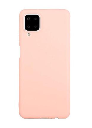 Чехол fiji soft для samsung galaxy a12 (a125) / a12 nacho (a127) силикон бампер светло-розовый