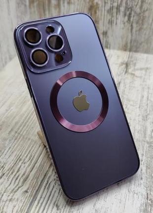 Чехол стеклянный iphone 12 pro max магсейф4 фото