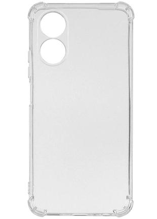 Чохол fiji proof для oppo a17 бампер з посиленими бортамиtransparent2 фото