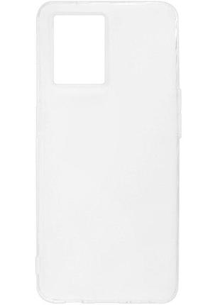 Чехол fiji soft для oppo reno7 4g (cph2363) силикон бампер прозрачный белый