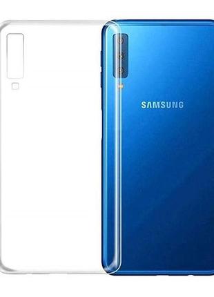 Чехол fiji ultra thin для samsung a750 (a7 2018) силикон бампер transparent