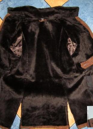 Классная тёплая женская кожаная куртка. германия. лот 8704 фото