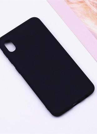 Чохол fiji soft для samsung galaxy a01 core (a013) силікон бампер чорний