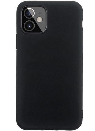 Чехол fiji soft для apple iphone 12 mini силикон бампер черный