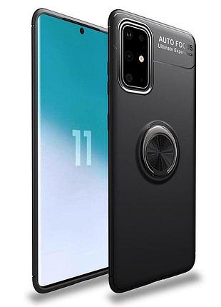 Чехол fiji hold для samsung galaxy s20 fe (g780) бампер накладка с подставкой black