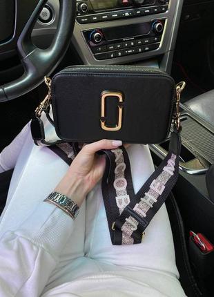 Сумка в стиле marc jacobs black gold