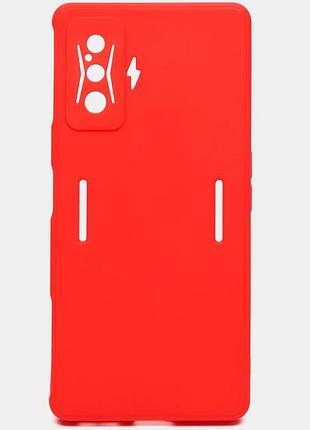 Чехол fiji soft для xiaomi redmi k50 gaming силикон бампер красный