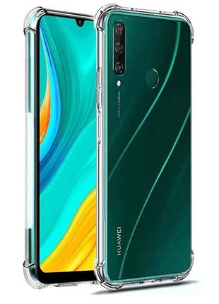 Чохол fiji proof для huawei p40 lite e бампер з посиленими бортамиtransparent