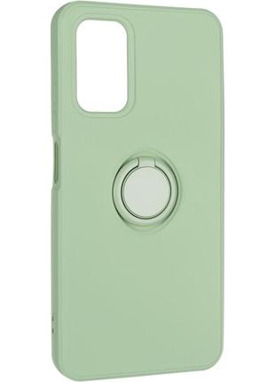 Чехол fiji holder ring для xiaomi redmi 9t бампер накладка с подставкой green