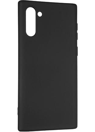Чохол fiji full soft premium для samsung galaxy note 10 (n970) силікон бампер black