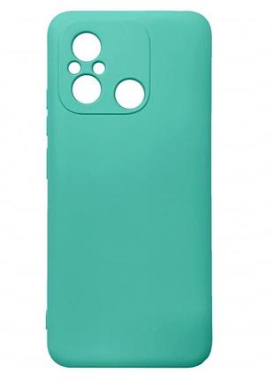 Чехол fiji full soft premium для xiaomi redmi 12c силикон бампер mint
