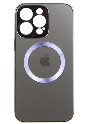 Чохол fiji magsafe для apple iphone 14 pro противоударный бампер з захистом блоку камер графіт