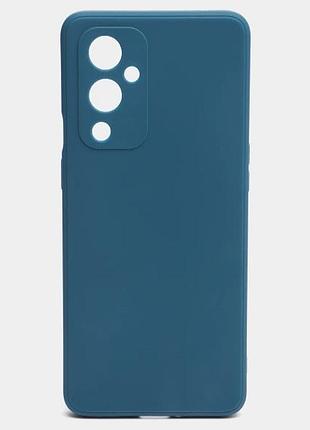 Чехол fiji soft для oneplus 9 силикон бампер темно-синий