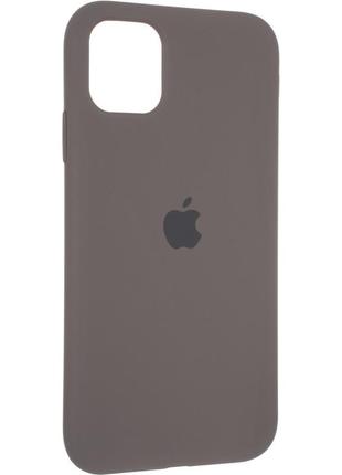 Чехол fiji silicone case для apple iphone 12 mini бампер накладка full soft cocao