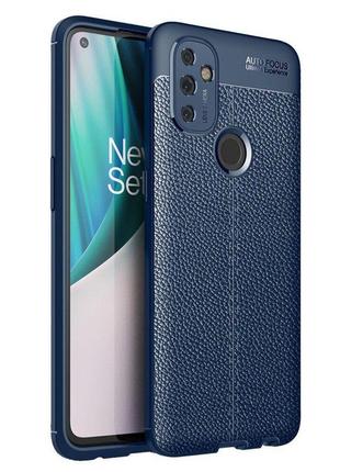 Чехол fiji focus для oneplus nord n100 силикон original soft touch темно-синий
