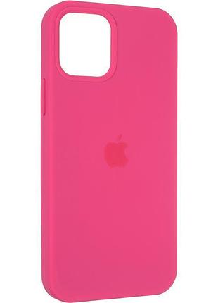 Чехол fiji silicone case для apple iphone 12 pro max бампер накладка full soft garnet