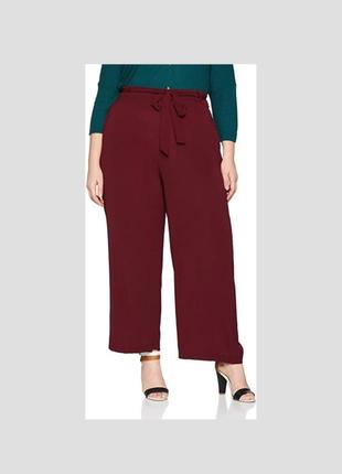 Легкі брюки бордо на літо🌹 літні кюлоти new look