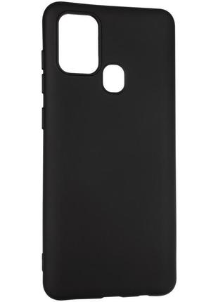 Чохол fiji full soft premium для samsung galaxy a21s (a217) силікон бампер black
