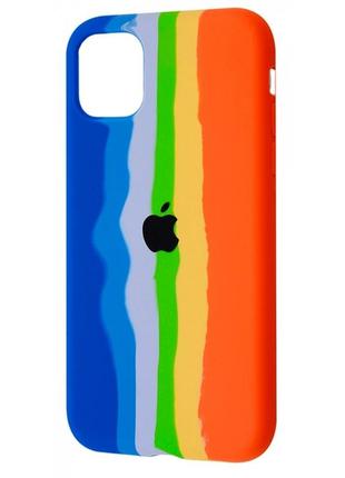 Чехол fiji colorfull для apple iphone 11 pro бампер накладка blue2 фото