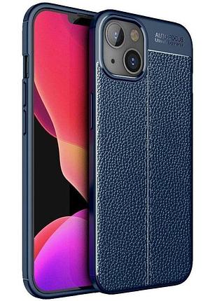 Чехол fiji focus для apple iphone 13 силикон original soft touch темно-синий