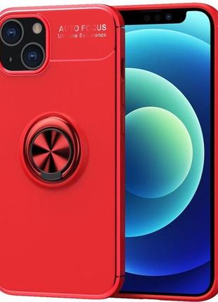 Чехол fiji hold для apple iphone 13 бампер накладка с подставкой red
