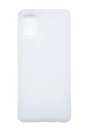 Чехол fiji soft для oppo a95 силикон бампер прозрачный белый