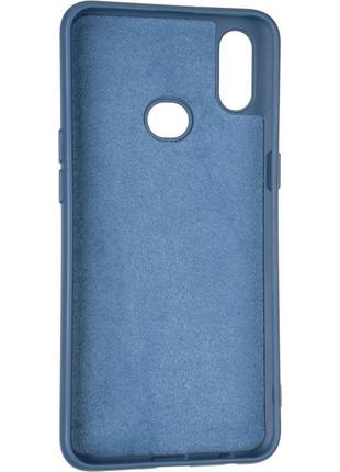 Чехол fiji full soft premium для samsung galaxy a10s (a107) силикон бампер dark blue3 фото