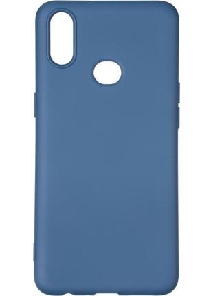 Чехол fiji full soft premium для samsung galaxy a10s (a107) силикон бампер dark blue2 фото