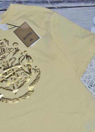 10-12 р 146-152 h&m нова фірмова оверсайз футболка з принтом hogwarts гаррі поттер harry potter6 фото