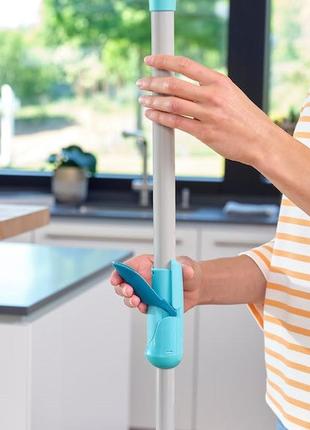 Набор для уборки ведро 6 литров и плоская швабра 33 см leifheit "clean twist m ergo...