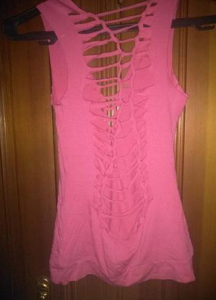 Майка яскраво розова zebra