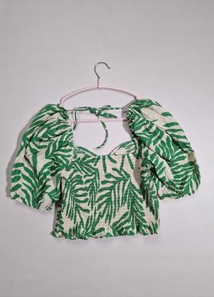 Блуза летняя на короткий рукав h&amp;m10 фото