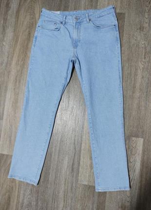 Мужские джинсы / h&m / светло-синие джинсы / брюки / мужская одежда / чоловічий одяг / regular fit