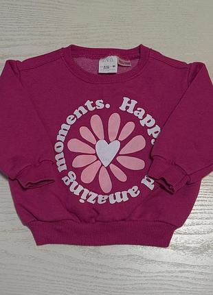 Свитшот zara 9-12m. 2