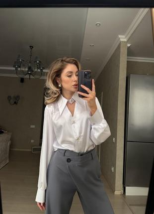 Шелковая блуза, 2 цвета2 фото