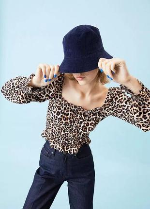 Блуза топ леопардовый принт тренд3 фото