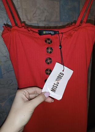 Сукня в рубчик