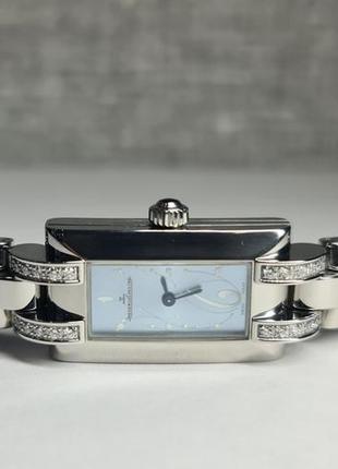 Жіночий годинник jaeger-lecoultre ideale 460.8.08 diamonds swiss з діамантами9 фото