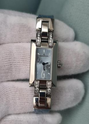 Жіночий годинник jaeger-lecoultre ideale 460.8.08 diamonds swiss з діамантами4 фото