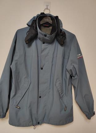 Куртка ветровка мужская синяя, размер l.1 фото