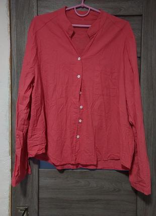 Сорочка оверсайз льон