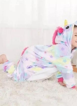 Дитячий кігурумі зоряний єдиноріг, піжама для дітей3 фото