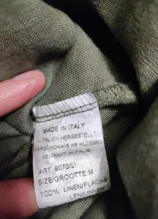 Льняная блуза италия5 фото
