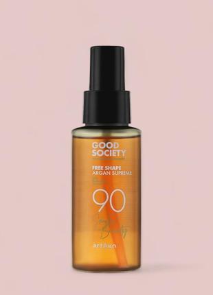 Сыворотка для волос с аргановым маслом artego good society 90 free sjape argan supreme