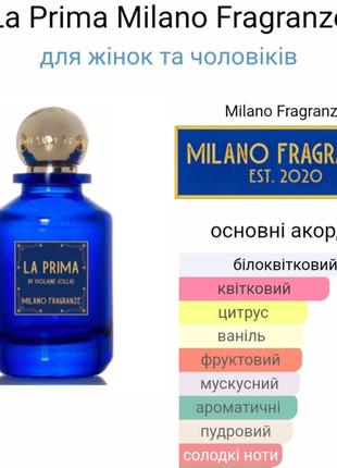 Распыли/делюсь milano fragranze la prima (по 1мл)2 фото