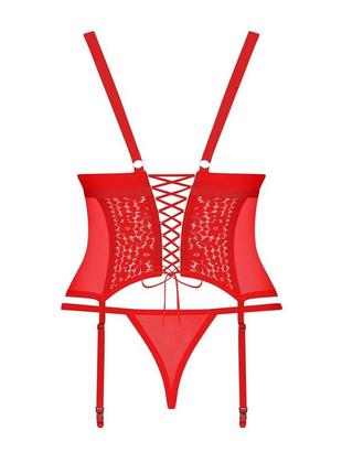Blossmina corset червоний корсет obsessive  великі розміри4 фото