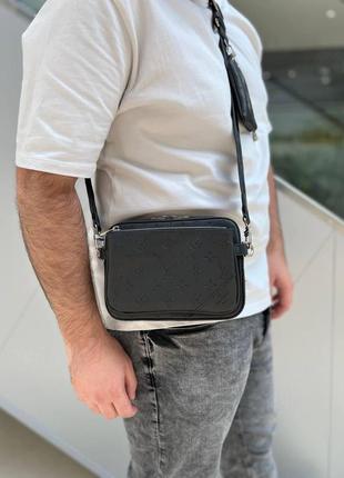 Чоловіча сумка через плече луї вітон стильна сумка-месенджер 3 в 1 louis vuitton, класична щоденна6 фото